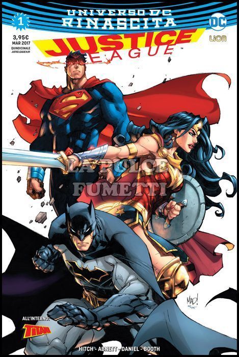 JUSTICE LEAGUE # 59 - JUSTICE LEAGUE 1 - ULTRAVARIANT - RINASCITA